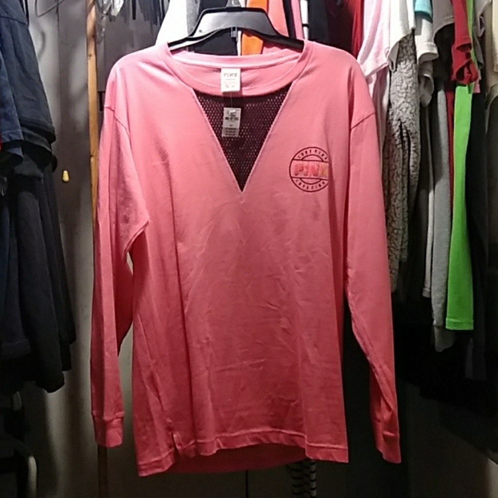 NWT PINK VS small long sleeve